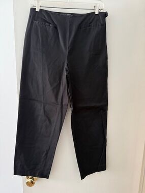 Talbots Black Cropped Straight-Leg Pants